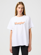Koszulka damska bawełniana Wrangler 112350634 XS Biała (5401019851006) - obraz 1