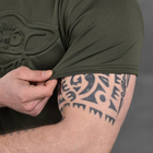 Потовідвідна чоловіча футболка Punishment з принтом "Йода" олива розмір 3XL - зображення 6