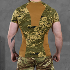 Потоотводящая мужская футболка "Mergy" Coolpass с липучками для шевронов пиксель размер XL - изображение 3
