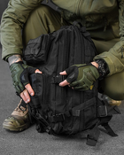 Тактичний штурмовий рюкзак л black - зображення 7