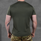 Потоотводящая мужская футболка Punishment с принтом "Герб" олива размер XL - изображение 3