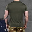Потовідвідна чоловіча футболка Punishment з принтом "Йода" олива розмір M - зображення 4
