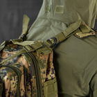 Рюкзак 25 л "Military" с регулируемыми плечевыми ремнями и креплением Molle зеленый пиксель размер 25х15х42 см - изображение 3