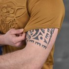 Потоотводящая мужская футболка Punishment с принтом "Йода" койот размер S - изображение 5