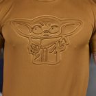 Потоотводящая мужская футболка Punishment с принтом "Йода" койот размер S - изображение 6