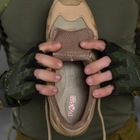 Мужские кожаные кроссовки "Pars power" на резиновой подошве койот размер 41 - изображение 7