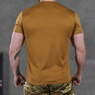 Потовідвідна чоловіча футболка Punishment з принтом "Герб" койот розмір M - зображення 4