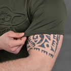 Потовідвідна чоловіча футболка Punishment з принтом "Йода" олива розмір S - зображення 6
