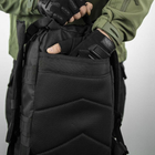 Водоотталкивающий Рюкзак Cordura 25л с системой MOLLE / Прочный Ранец черный размер 50х30х25 см - изображение 2