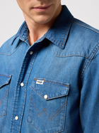 Koszula męska jeansowa Wrangler 112350464 M Niebieska (5401019841151) - obraz 5