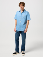 Koszula męska jeansowa Wrangler 112350473 L Niebieska (5401019842165) - obraz 3