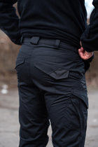 Костюм мужской Убакс с липучками для шевронов + Брюки с усиленными коленями черный цвет размер 50 - изображение 10