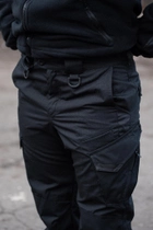 Чоловічий Костюм Убакс з липучками для шевронів + Штани з посиленими колінами чорний колір розмір 44 - зображення 9