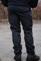 Костюм мужской Убакс с липучками для шевронов + Брюки с усиленными коленями черный цвет размер 44 - изображение 14