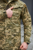 Чоловіча Куртка "М-65" ріп-стоп з капюшоном та липучками для шевронів піксель розмір S - зображення 3