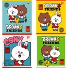 Зошит у лінію 12 л YES Line Friends мікс обкладинок мат. ВДЛ+ УФ-виб (766806)