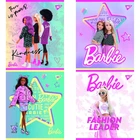 Зошит у лінію 12 л YES Barbie мікс обкладинок мат. ВДЛ+глітер (766803)