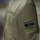 Набір шевронів 2 шт з липучкою Прапор Ізраїлю чорний 5х8 см, вишитий патч, патч з вишивкою - зображення 5