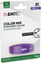 Флеш пам'ять USB Emtec C410 8GB USB 2.0 Purple (ECMMD8GC410) - зображення 2