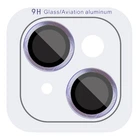 Захисне скло Metal Classic на камеру (в упак.) для Apple iPhone 15 (6.1") / 15 Plus (6.7") Блакитний / Light Blue