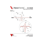 Оптичний приціл Trijicon Tenmile 4.5-30x56 Red/Green MRAD Precision Tree FFP (TM3056-C-3000013) - изображение 5