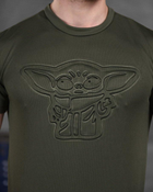 Армійська чоловіча потовідвідна футболка Йода (Yoda) 3XL олива (86478) - зображення 3