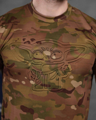 Армейская мужская потоотводящая футболка Йода (Yoda) XL мультикам (86479) - изображение 3