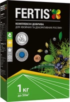 Добриво для хвойних та декоративних рослин Fertis без хлору та нітратів 1 кг (10506870) 4820231790046