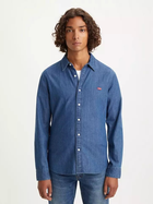Koszula jeansowa męska Levi's Ls Battery Hm Shirt Slim 86625-0023 M Granatowa (5401105077976) - obraz 3