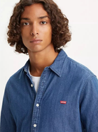 Koszula jeansowa męska Levi's Ls Battery Hm Shirt Slim 86625-0023 M Granatowa (5401105077976) - obraz 4