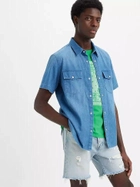 Koszula jeansowa męska Levi's Ss Relaxed Fit Western A5722-0006 L Niebieska (5401128013487) - obraz 3