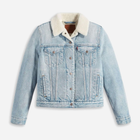 Kurtka jeansowa damska Levi's Original Sherpa Trucker 36136-0069 XL Niebieska (5401128264629) - obraz 5