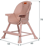 Krzesełko do karmienia Kidwell Eatan różowe (KRWYEAT01A) - obraz 5