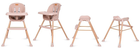 Krzesełko do karmienia Kidwell Eatan Wood różowe (KRWYEAT01A0) - obraz 5