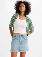 Спідниця джинсова міні літня пряма жіноча Levi's Icon Skirt A4694-0003 26 Front And Center (5401105468347) - зображення 5