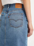 Spódnica jeansowa damska midi Levi's Side Slit Skirt A4711-0000 25 Niebieska (5401105466022) - obraz 6
