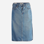 Spódnica jeansowa damska midi Levi's Side Slit Skirt A4711-0000 24 Niebieska (5401105466015) - obraz 7