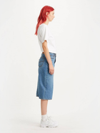 Spódnica jeansowa damska midi Levi's Side Slit Skirt A4711-0000 27 Niebieska (5401105451417) - obraz 4