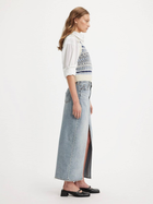 Spódnica jeansowa damska długa Levi's Ankle Column Skirt A7512-0000 25 Granatowa (5401128874576) - obraz 4