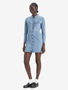 Sukienka koszulowa damska jeansowa Levi's Flynn Western Core Dress A7592-0001 M Niebieska (5401128681266) - obraz 3