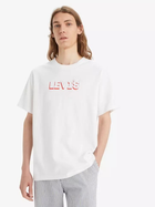 Koszulka męska bawełniana Levi's Ss Relaxed Fit Tee 16143-1245 S Biała (5401128853212) - obraz 1