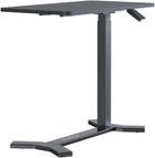 Приставной стол на колесах с регулировкой высоты RZTK Desk Compact Black 700 х 400 мм