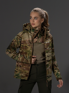 Тактическая куртка женская BEZET 10060 L Мультикам (ROZ6501040377) - изображение 5