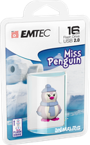 Флеш пам'ять USB Emtec Blister Animalitos (Miss Penguin) 16GB USB 2.0 (ECMMD16GM336) - зображення 5