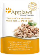 Karma mokra dla kotów Applaws Wet Cat Food Jelly pouch Chicken and beef 70 g (5060333430221) - obraz 1