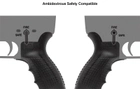 Эргономичная пистолетная рукоятка UTG для AR-15 - Черная - изображение 4