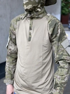 Рубашка мужская военная тактическая с липучками под шевроны ВСУ (ЗСУ) Убакс Турция M 6583 хаки - зображення 10