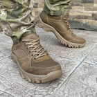 Кросівки чоловічі тактичні з сіткою ЗСУ 6616 45 р 29,5 см койот - зображення 2