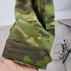 Рубашка мужская военная тактическая с липучками ВСУ (ЗСУ) Ubaks Убакс 20221840 7247 M 48 р зеленая - зображення 8