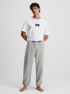 Spodnie od piżamy męskie bawełniane Calvin Klein Underwear 000NM2393E-P7A S Szare (8720107551848) - obraz 3